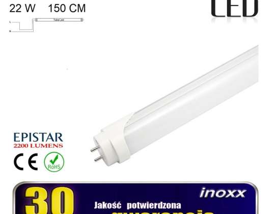 LED Tube 150cm 22w 3000k t8 single-sided warm