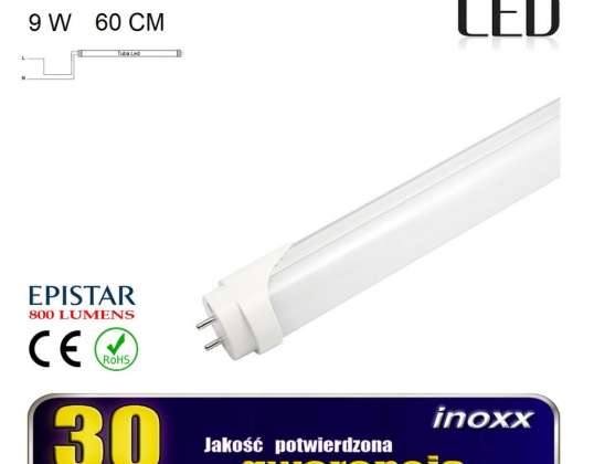 LED toru 60cm 9w t8 4000k g13 ühepoolne neutraalne