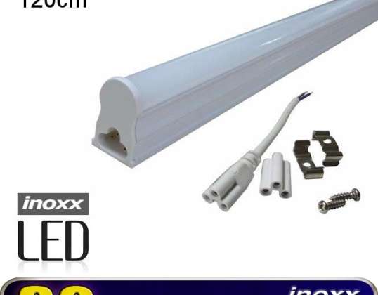 Tube LED linéaire T5 120cm 18W neutre 4000k lampe intégrée de surface