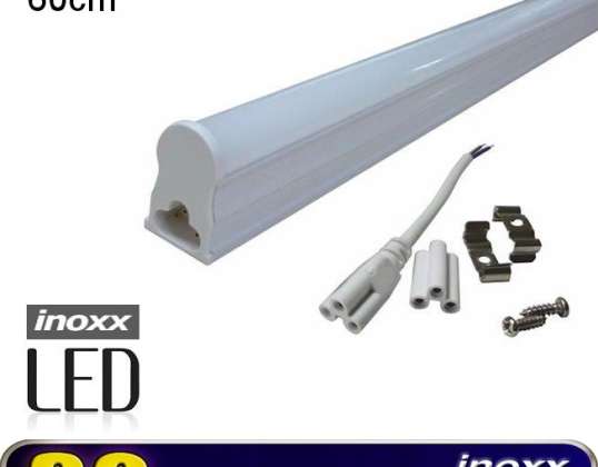 Lampe fluorescente LED linéaire T5 60cm 8W neutre 4000K lampe de surface intégrée