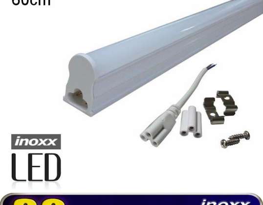 Lineaire LED-buis T5 60cm 8W koele 6000K geïntegreerde lamp
