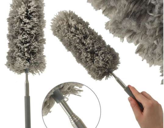 Spazzola per spolverare, spolverino telescopico, grigio