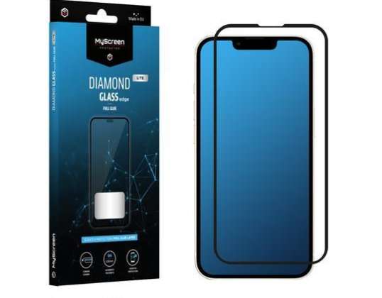 MyScreen DIAMOND GLASS LITE edge FULL GLUE musta suojalasi Apple iPhone 13 Mini 5.4&quot;