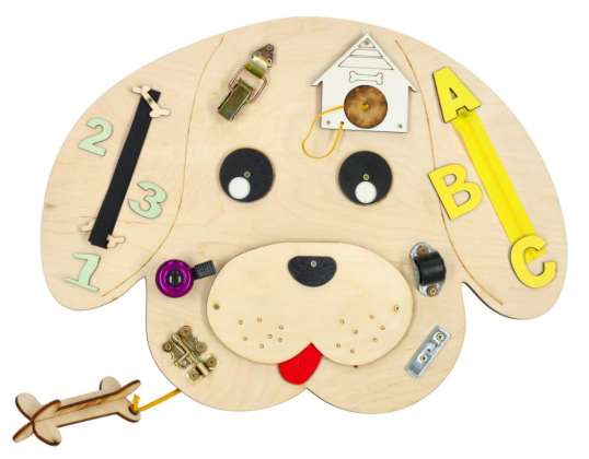 Wooden dog manipulation board 49 x 37 cm