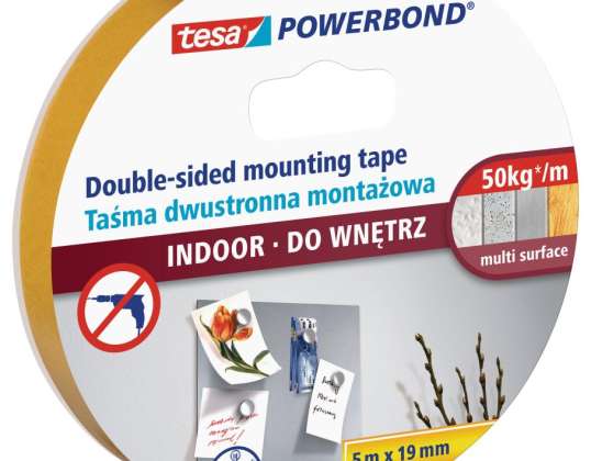 Bänder m.powerb.p. für Innenräume 5m:19mm h5574104