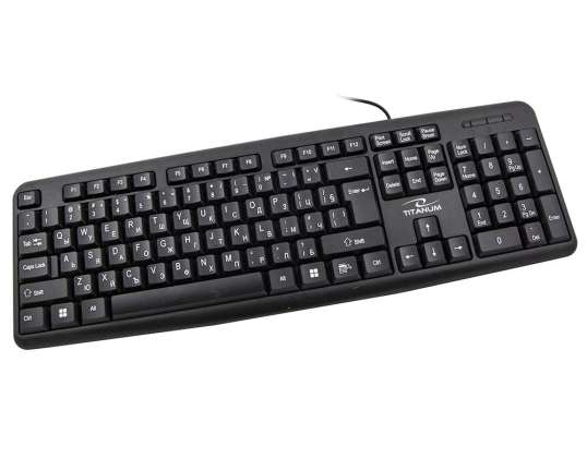 TK101BG Titanum провідна клавіатура стандартна USB bg