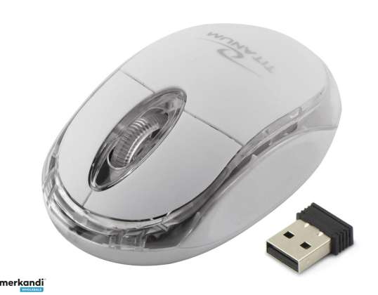 TM120W Wireless-Maus 2.4GHz 3D optisch USB Condor Weiß