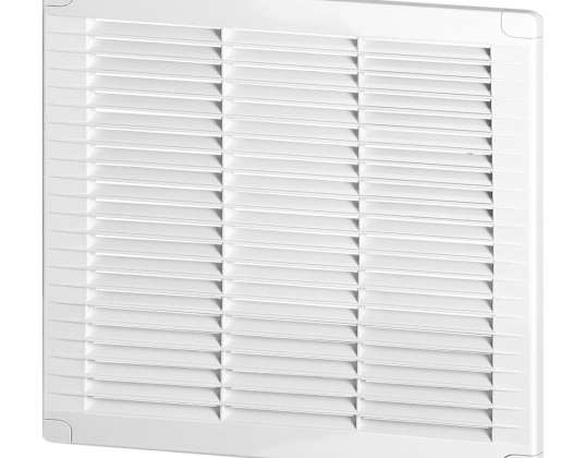 Grille with plugs 250x250. White