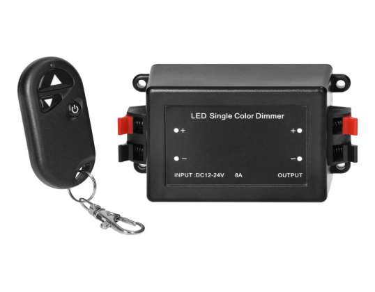 LED dimmer 12 24VDC RF με τηλεχειριστήριο