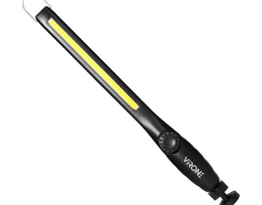 Портативный светодиодный фонарь 10W. 400lm. 2000mAh. функция диммирования. магнит. крючок
