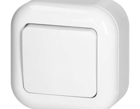 Connecteur n/t 10A. 250V. escalier. ÉVENTAIL. blanc