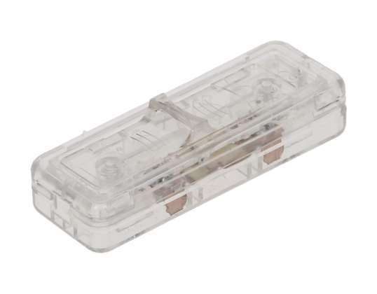 Interruptor deslizante. doble 2.5A. incoloro