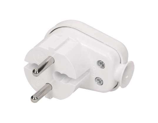 Winkelstecker 2P. weiß