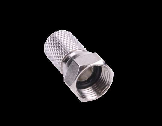 SAT F-plugg 7,5 mm pakning Cabletech