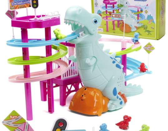Dinosaurier-Rennstrecke, Dinosaurier-Sounds, Lichter