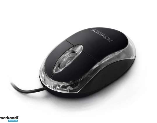 XM102K Оптичен 3D мишка с кабел Extreme Camille USB черен