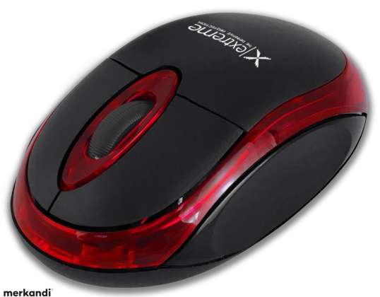 XM106R Extreme belaidė bluetooth 3D optinė pelė Cygnus raudona