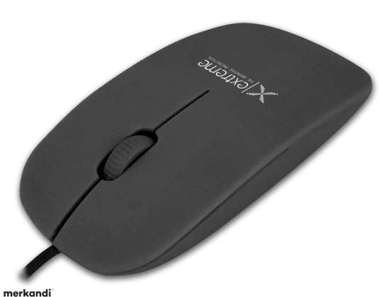 XM111K Extreme kabelmus. 3d opt. usb c lacerta sort