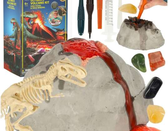 Educational kit for scientific experiments lava volcano