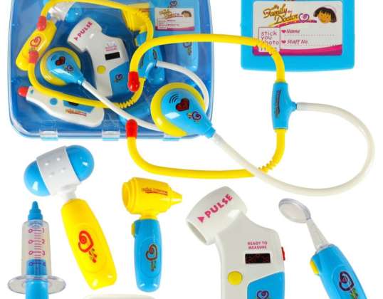 Arzt-Set im Koffer DOCTOR hellblau