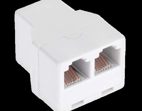 Conector telefónico GN 6p6c.  2xGN.