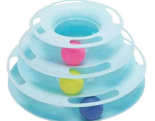 ZW12 Toren met ballen speelgoed voor katten