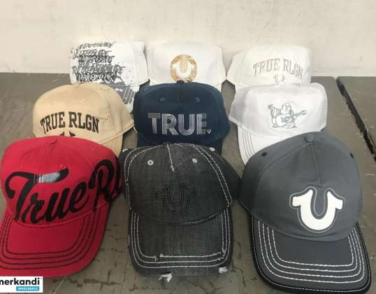 True Religion Wholesale hats assortment 100pcs.