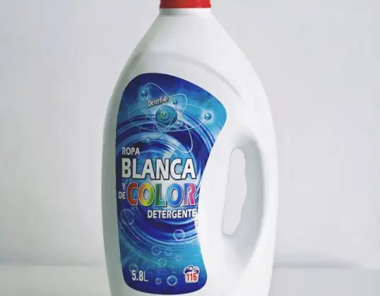 Çamaşır deterjanı, Deterfab 5.8 L, İspanya'dan deterjan