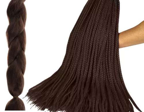 Synthetic hair braids brown Soulima 23567