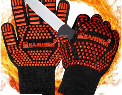 Gants de barbecue résistants à la chaleur 25416