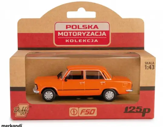 Vehicle prl fiat 125p orange