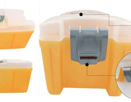 LARGE FISHING BOX BOX ORGANIZER FOR ACCESSORIES ORANGE LARGE
