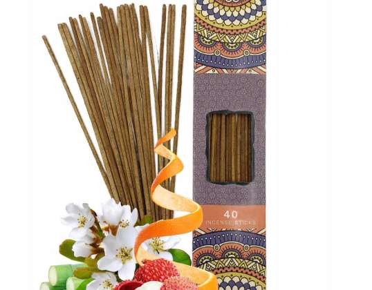 VARILLAS DE INCIENSO PERFUMADAS INDIAN HARMONY 40 PIEZAS VARILLAS PERFUMADAS HARMONY