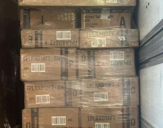 Pallets mix retur of home products