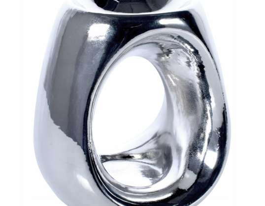 LAREIRA A ÓLEO DE AROMATERAPIA PARA CERAS LAREIRA DE PRATA 11CM