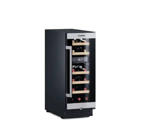 Dometic C18B Kompressor-Weinkühlschrank mit zwei Zonen, freistehend oder als Einbau, 18 Flaschen