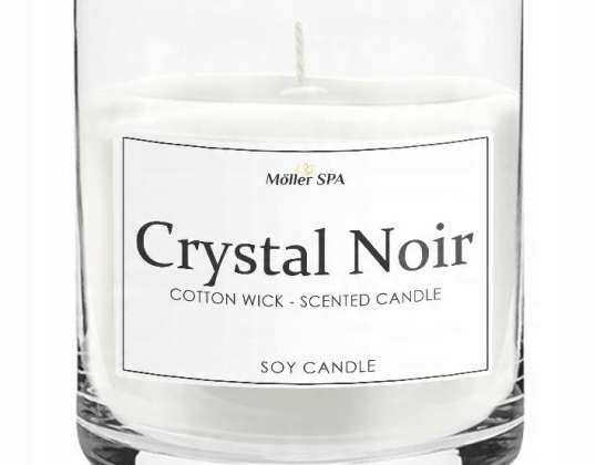 Möller SPA CRYSTAL NOIR - аромат ПАРФУМИ СОЄВА СВІЧКА АРОМАТИЧНА СВІЧКА