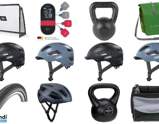 Lot de 249 unités d&#039;équipement sportif   Retours clients fonctionne...