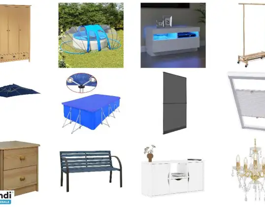Lot de 496 unités Mobilier et autres   Non testé