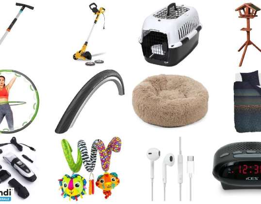 Lot de 1331 produits variés   Retours clients fonctionnels
