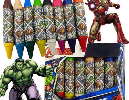 DOPPELSEITIGE WACHSMALSTIFTE AVENGERS DOPPELSEITIGE WACHS AVENGERS