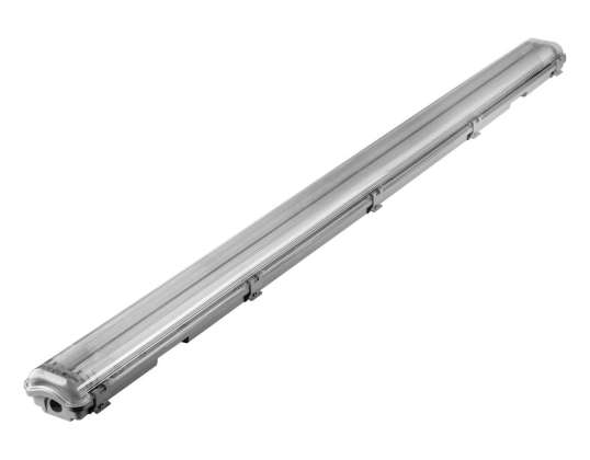 VUMBI II T8 LED hermetisk armatur 2x18W. 3600lm. IP65. 4000K. inkluderer lysrør