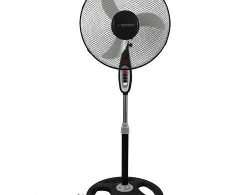 EHF002KE Esperanza ventilator 16'' stående typhoon sort grå