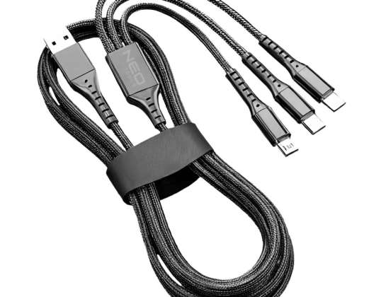 Kabel 3in1. 1,2m TOP GD038