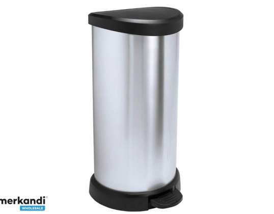 Curver 40L metalizuota pedalų dėžė