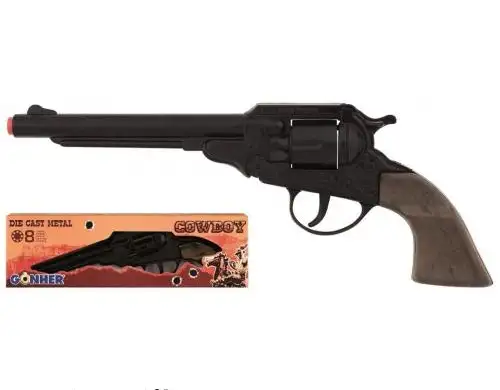 Metalen Cowboy Revolver 8 schots gonher 88/6