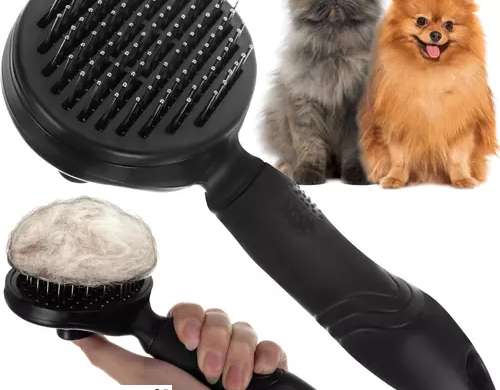 Self-Cleaning Brush for Fur