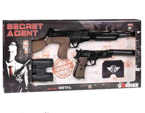 Set de agente secreto con prismáticos Gonher