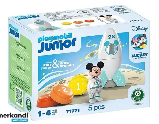 Mikki Hiiri -avaruusseikkailusetti Junior- ja Disney-hahmoilla