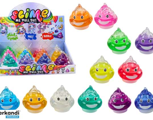 Schleim Emoticon in der Box 150 g 12 Farben